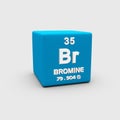 Atomic Number Bromine Royalty Free Stock Photo